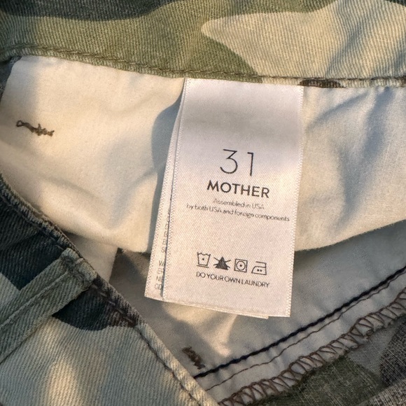 MOTHER The No Zip Misfit Side Strip Camouflage Pants 🔥 - Picture 5 of 8